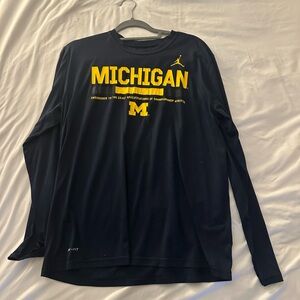 Nike x Jordan x Michigan long sleeve
